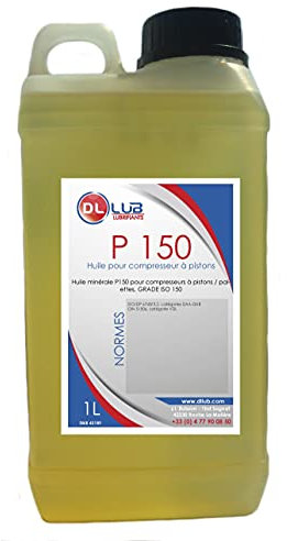 DLLUB - Huile COMPRESSEUR MINÉRALE P 150-1 Litre