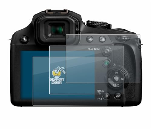 BROTECT Entspiegelungs Schutzglas für Panasonic Lumix DC-FZ82 / FZ82D (3 Stück) Schutzfolie Panzer Folie Glas Matt [Kratzfest 9H, Anti-Reflex]