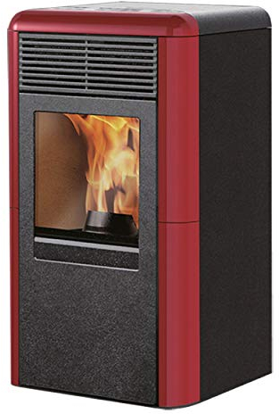 Italiana Camini 808940 ITC Point 2 Pelletofen Stahl Bordeaux/A+