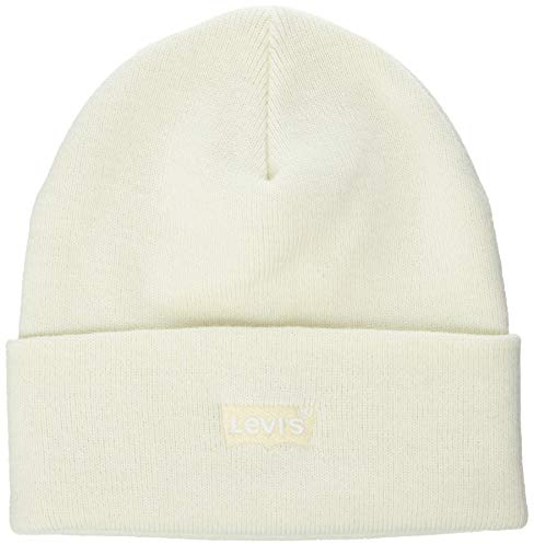 Levi's Damen Slouchy Tonal Batwing Beanie, weiß, UN