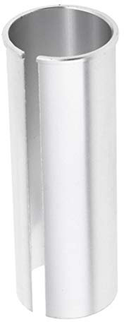 cyclingcolors Adapter 27.2MM HÜLSE REDUZIERHÜLSE Sattel Shim SATTELSTÜTZE Fahrrad Aluminium RENNRAD MTB Vintage Silber REDUZIER (27.2 mm > 30.6 mm)