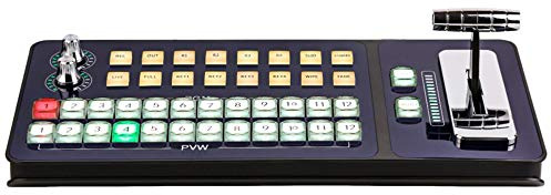 Vmix USB2.0-MID Controller Switcher Stazione di commutazione Pannello di controllo T-bar Console Live Console Istruzione Registrazione Broadcasting Guida Tastiera