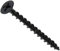 AERZETIX - C44659 - Lot de 100 Vis autotaraudeuses 3.5x45mm pour plaques de plâtre - à tête fraisée - à empreinte cruciforme PH - en acier - ossature bois fixation - couleur noir