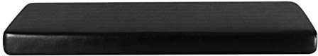 SWECOMZE 1 Stück PU Leder Sofa Schonbezug Sitzkissenbezug, 1/2/3/4 Sitzer Wasserdicht Sitzkissenschutz, Überzug Bezug Für Sofa Sitzkissen (schwarz,4 Sitzer)