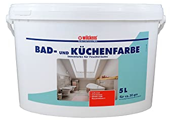 Wilckens FassadenfarbeWeiß Matt Dispersionsfarbe für den Außenbereich | Hochdeckende Wand- und Deckenfarbe mit matter Oberfläche | 5 Liter