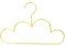 Tomaibaby 5Pcs Wolke Kleiderbügel für Kinder Kleidung Gold Wolke Form Kinder Kleiderbügel Metall Nicht Slip Kleidung Mantel Pullover Kleiderbügel Wolkenaufhänger