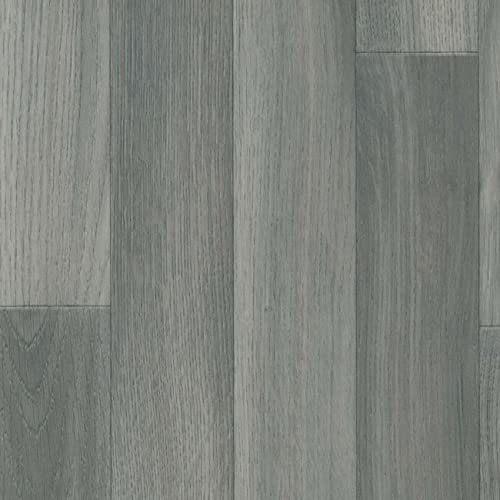 Grey Wood Effect Non Slip Lino Home Office Kitchen Bedroom Bathroom Modern Design 2M 3M 4M wide Vinyl Flooring