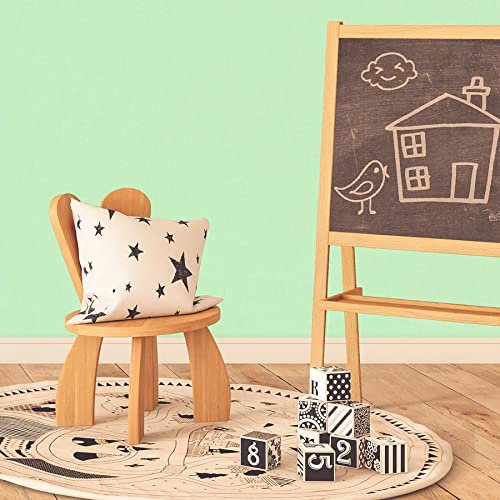 TADESSI Tapete Kinderzimmer M1-No.119 Vliestapete Grün Unitapete Einfarbig Jungenzimmer Mädchenzimmer