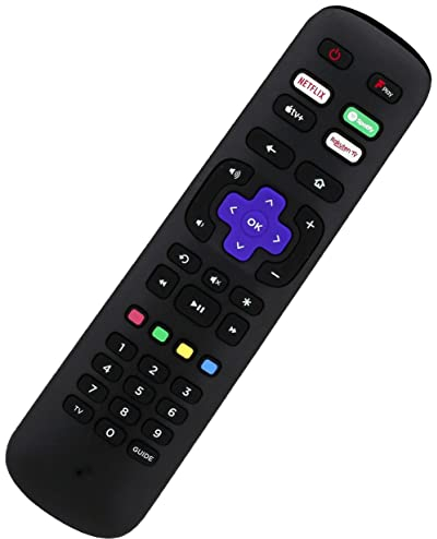 Remote Control Compatible with Currys TCL ROKU Smart TV - Spotify, Netflix, Freeview Play Buttons - 32RS520K 40RS520K 43RP620K 50RP620K, 50RP620K 55RP620K 65RP620K