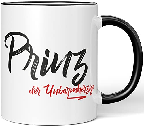 JUNIWORDS Tasse, Prinz, der Unbarmherzige, Schwarz (5284517)