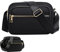 KEYRI Damen Handy Umhängetasche Damen Gürteltasche Crossbody Bag Damen Wasserdicht Bauchtasche Verstellbare Träger Brustbeutel Breiter Riemen Abendtasche zum Wandern Reisen Einkaufen (Schwarz)