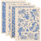 FOMIYES 4 Bögen Keramik-Abziehbilder Töpferkeramik Ton-Transferpapier Glasur-Unterglasur-Blumenpapier Porzellan-Abziehbilder-Papier Unterglasur-Transfers Für Töpferwaren