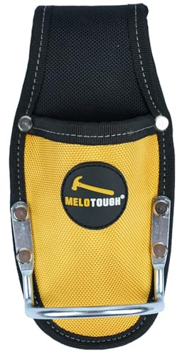 MELOTOUGH Plier Holster Tool Holder and Heavy Duty Steel Loop Hammer Holder for Tool Belt Work Organizer Pocket Durable and Compact Tool Holder for Construction,Electrician(Yellow)