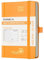 POPRUN Kalender 2024 2025 Tagesplaner 16 x 10,5 cm, Tageskalender A6 1 Tag 1 Seite (Montag - Sonntag), Terminplaner (Aug.2024-Jul.2025) mit Hardcover, Stiftschlaufe - Orange