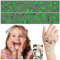 Faux Tatouages ​​Pour Enfants Mignons, Autocollants De Tatouage Temporaires Lumineux Licorne Et Papillon, Imperméables, Pour Filles Garçons Jouets Fournitures De Jeux De Fête 200 Styles (20 Feuilles)