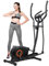 Panana Magnetic Cross Trainer Quiet Smooth Cardio Stepping Elliptical Trainer Exercise Equipment with 8 Levels Adjustable Resistance, Wheels, LCD Monitor, Pulse Sensor, Device Holder