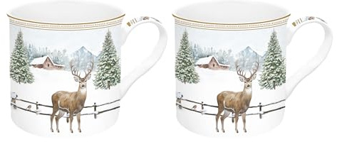 Easy Life WHIF0171 - White Forest Tassen, 2er SET