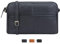 Lloyd Baker Schulter-Organizer-Tasche Batian: Premium Glattleder Umhängetasche für Eleganz im Alltag - mehrere Fächer - Reißverschluss oben, navy, 30 x 20 x 7