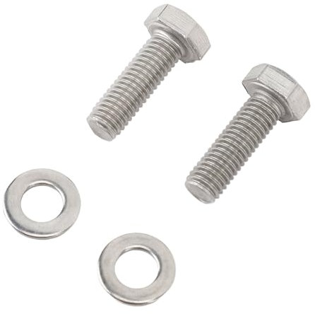 EVTSCAN Außenborder Wasserpumpe im Laufrad Gehäuse Schrauben Reparaturkit für Boot Motormotor 2PCS Edelstahl