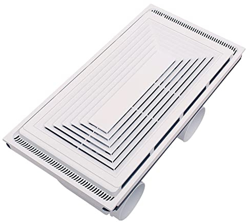 Ceiling Mounted Exhaust Fan, Low Noise Bathroom Ventilation Fan with Handheld Remote Control for Home Kitchen Bathroom Garage