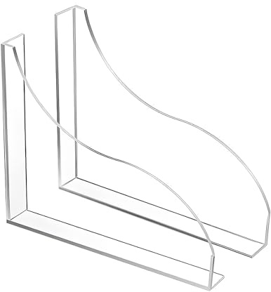 YYTOL Bath Shower Splash Guard, Clear Bathtub Corner Side Water Splash Guard Shower Water Blocker Guards for Bathroom Sink 2 Pcs