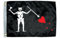 Taylor Made Products 1813 Blackbeard Flagge, 30,5 x 45,7 cm