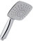 Schläfer 1304600 | Soffione Doccia Quadrato in Abs, Doccia Soffione Anticalcare Multigetto Universale, Doccetta Anticalcare, Telefono Doccia, Finitura Cromo e Argento