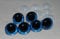 celloexpress 3D Blue 16mm Glitter Sparkle Eyes with Plastic Backs - Safety Glitter Sparkle Eyes for Soft Toy or Teddy Bear Making - Pack of 3 Pairs