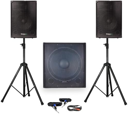 Paquete de 1810 PA 1800 W Subwoofer bi-amplificado