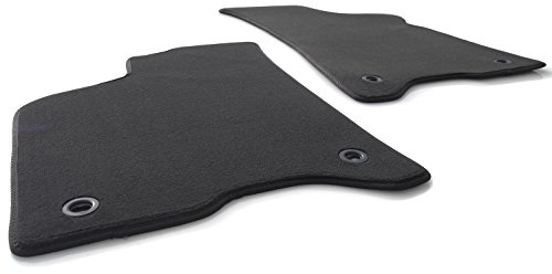 Fußmatten passend für Lupo 6X 6E Velours Automatten Matten Schwarz, mit Original Befestigung