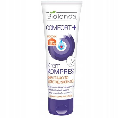 Bielenda COMFORT Feet Cream SOFTENING COMPRESS for Rough Foot Skin 10%Urea 100ml
