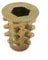 SD Products WIDZY6013-100 Type D Threaded Wood Insert Nuts, Zinc, M6 x 13, Set of 100 Pieces
