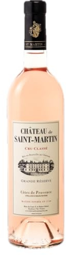 Château de St Martin Grande Réserve Rosé – Cru Classé Provence, Cuvée aus 5 Rebsorten, eleganter Roséwein für die Gastronomie, 0,75l, 12,5% Vol.