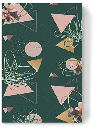 artboxONE Leinwand 30x20 cm Natur Succulents Atoms von DesigndN