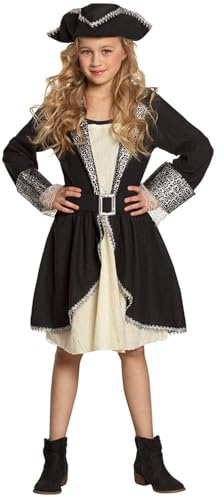 Boland - Kinderkostüm Pirat Tracy für Mädchen | Hut, Kleid und Gürtel, Kostüm für Kinder, Karneval und Mottoparty, Freibeuter der Meere, Kapitän