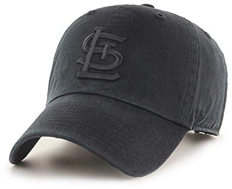 47 Brand St. Louis Cardinals Mütze zum Aufräumen, Schwarz, Schwarz, Einheitsgr��e