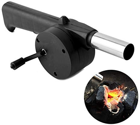 BBQ Soffiatore Barbecue Manuale Ventola a Manovella Barbecue Fan Air Blower Per Carbone Griglie Campfires Picnic Camping Cooking Da Grigliata