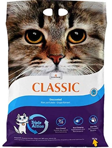 Classic Unscented Cat Litter 14Kg