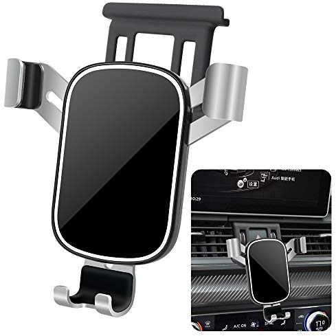 Lunqin KFZ-Handyhalterung für Audi Q5 2018–2024 und Audi SQ5 2018–2024, Auto-Innenzubehör, beste Handyhalterung, Handy-Halterung, Lade-Navigations-Halterung, Bildschirm, Lüftungsschlitz-Zubehör