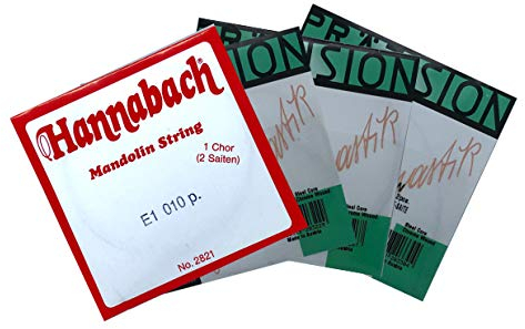 Thomastik 154 mit Hannabach e1 - Mandolinensaiten - weich