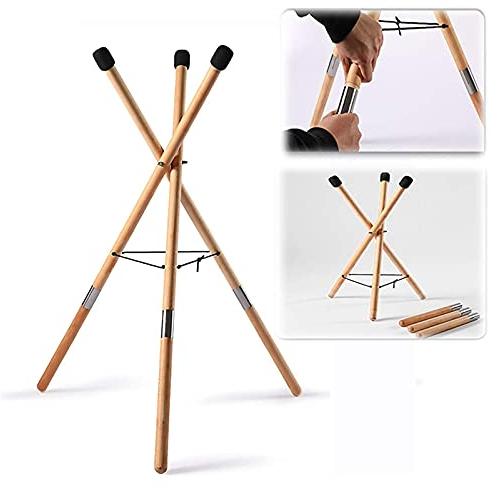 Zungen-Trommelständer Aus Holz - Handpan-Drum-Ständer - Stativfuß - Hält Ihr Instrument Sicher-Proof Stativ Bautrommelhalterung Für 10-22 Zoll Trommel