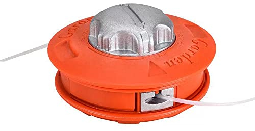 M10x1.25 mm Trimmerkopf Fadenkopf für Motorsense Mähkopf Fadenspule Motorsense Freischneider Fadenkopf Zubehör Verdickter Aluminiumkopf Demontagefrei