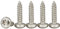 Drenky Holzschrauben Edelstahl,100 Stück Torx Schrauben M4x12mm Selbstschneidende Schrauben Edelstahl A2 V2A Linsenkopfschrauben Holz Vollgewinde für Holzteile