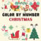 Paint by Color Sticker Christmas: Christmas Paint Sticker Book 2021 Paint by Color Sticker Book for Kids