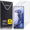 Didisky 4-Unidades Cristal Templado Protector de Pantalla para Xiaomi 11T 5G/ Xiaomi 11T PRO 5G, Antihuellas, Sin Burbujas, Fácil de Limpiar, 9H Dureza, Fácil de Instalar