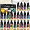 Kerzenwachs Farbe - 22 Farben Flüssiger Kerzenherstellungsfarbstoff für DIY Kerzenherstellungsbedarf Kit für Sojawachsfarbstoffe, Bienenwachs, Gelwachs, Paraffinwachs - je 10 ml