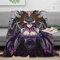 Overlord Albedo Anime 3D-Digitaldruck Flanell Ultraweiche Micro-Fleece-Decke Pflegeleicht