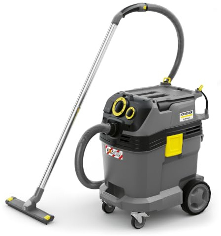 KÄRCHER wet and dry vacuum cleaner NT 40/1 Tact Te M | Power: max. 1380 W, automatic filter cleaning, plastic container: 40 l, 4 m suction hose, wet/dry floor nozzle (360 mm)