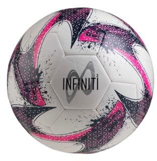 Samba Infiniti Ballon d'entraînement Blanc/Rose/Bleu Marine (2023) – Taille 4 Football Unisexe, 32