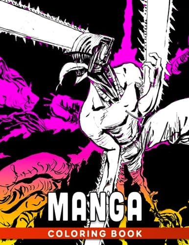 Manga Coloring Book: Kids and Teens Discover The Wonderful World of Color and Manga Characters Patterns with Illustration Pages Inside!